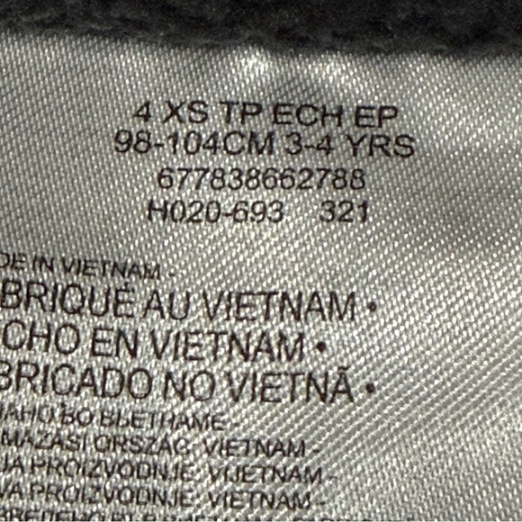 Nike Windrunner Full Zip Sherpa Hooded Jacket Black Boys 3-4 Yrs #H020 693 321 - Picture 7 of 7